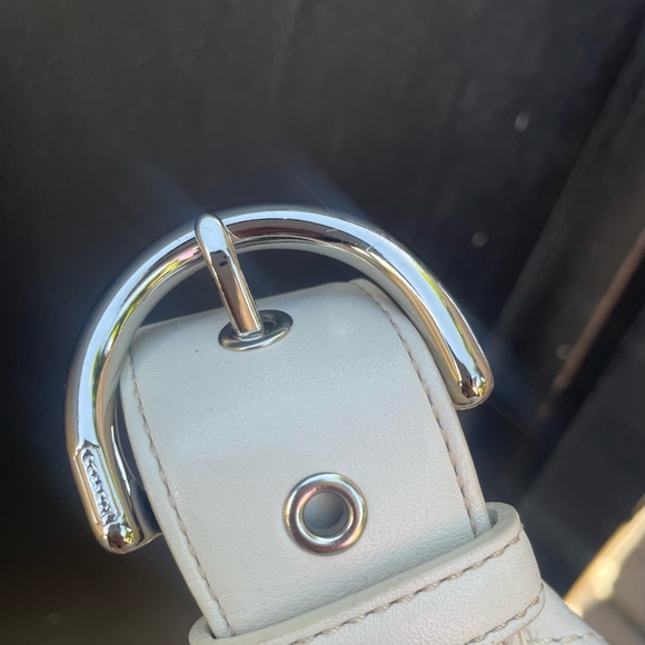 Coach Soho Large Ivory Glove Leather Hobo Shoulder Bag 9464 Y2K🔥 - Picture 15 of 15